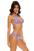 Luli Fama Playtime TRIANGLE HALTER TOP